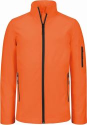 Bunda dámská softshell K400, fluorescent orange (8)