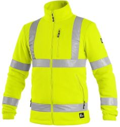 Výstražná fleece bunda CXS PRESTON