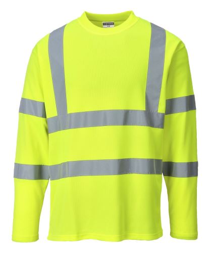 S278 - Triko Hi-Vis s dlouhými rukávy, žluté