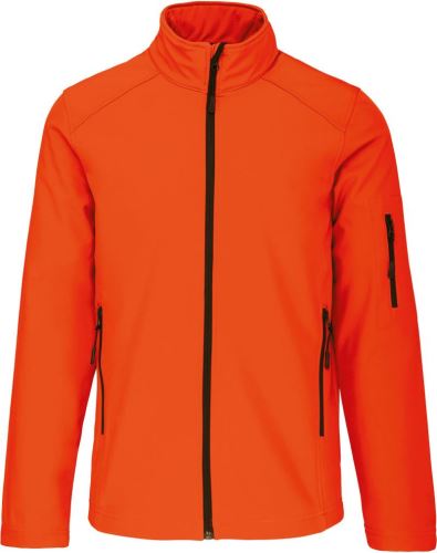 Bunda pánská softshell, fluorescent orange