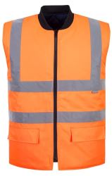 S469 - Hi-Vis oboustranná vesta, oranžová
