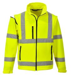 S428 - Hi-Vis softshelová bunda (3L), žlutá