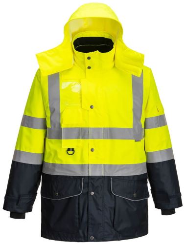 S426 - Bunda Hi-Vis 7-in-1 Contrast Traffic, žlutá