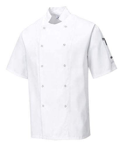 Kuchařský rondon CUMBRIA CHEFS, krátký rukáv