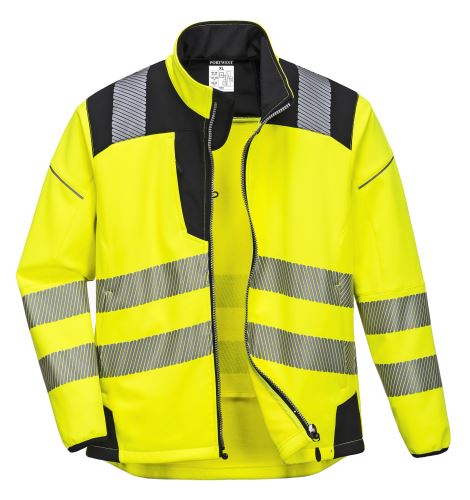 Reflexní bunda HiVis Softshell VISION