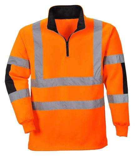 B308 - Mikina Xenon Rugby, oranžováí