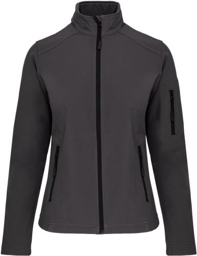 Bunda dámská softshell K400, titanium