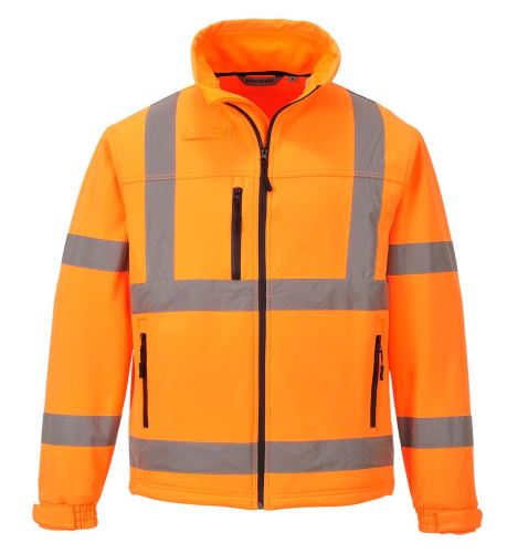 S424 - Softshelová bunda Hi-Vis Classic (3L), oranžová