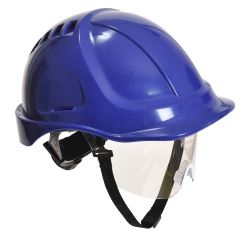 Přilba ENDURANCE PLUS VISOR Portwest, středně modrá