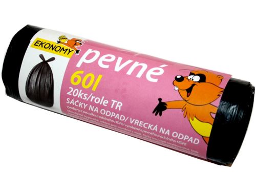 Sáčky na odpadky HDPE 60l 63x74cm 8010-94