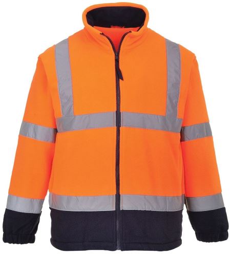 Bunda Hi - Vis fleece reflexní, oranžová