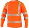Výstražné triko s dlouhým rukávem CXS OLDHAM, vel. 2XL, oranžové