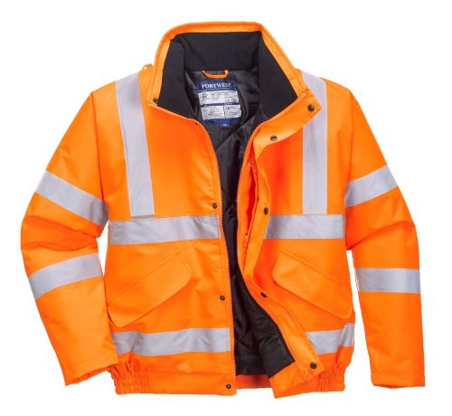 Bunda reflexní HiVis BOMBER GO/RT, oranžová