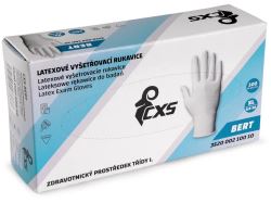 Jednorázové rukavice latexové CXS BERT, balení 100 ks