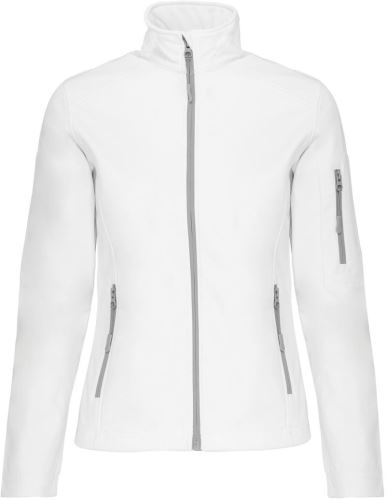 Bunda dámská softshell K400, white