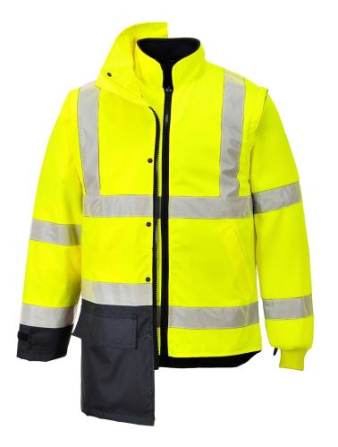 S768 - Bunda HiVis Executive 5v1, žlutá