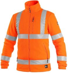 Výstražná fleece bunda CXS PRESTON